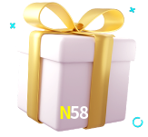 Receba seus bônus de boas-vindas no N58